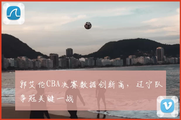 郭艾伦CBA决赛数据创新高，辽宁队争冠关键一战
