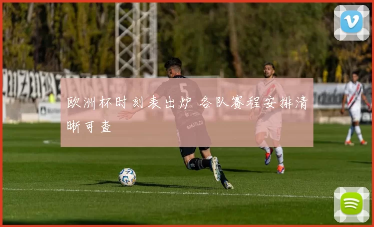 欧洲杯时刻表出炉 各队赛程安排清晰可查