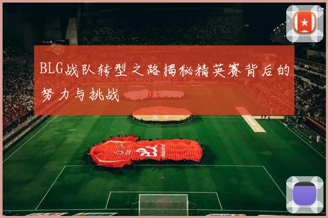 BLG战队转型之路揭秘精英赛背后的努力与挑战